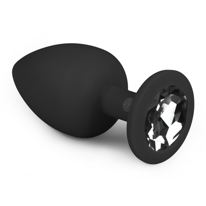 EasyToys Anal Collection Plug Bijou Diamond Noir 8 x 4cm